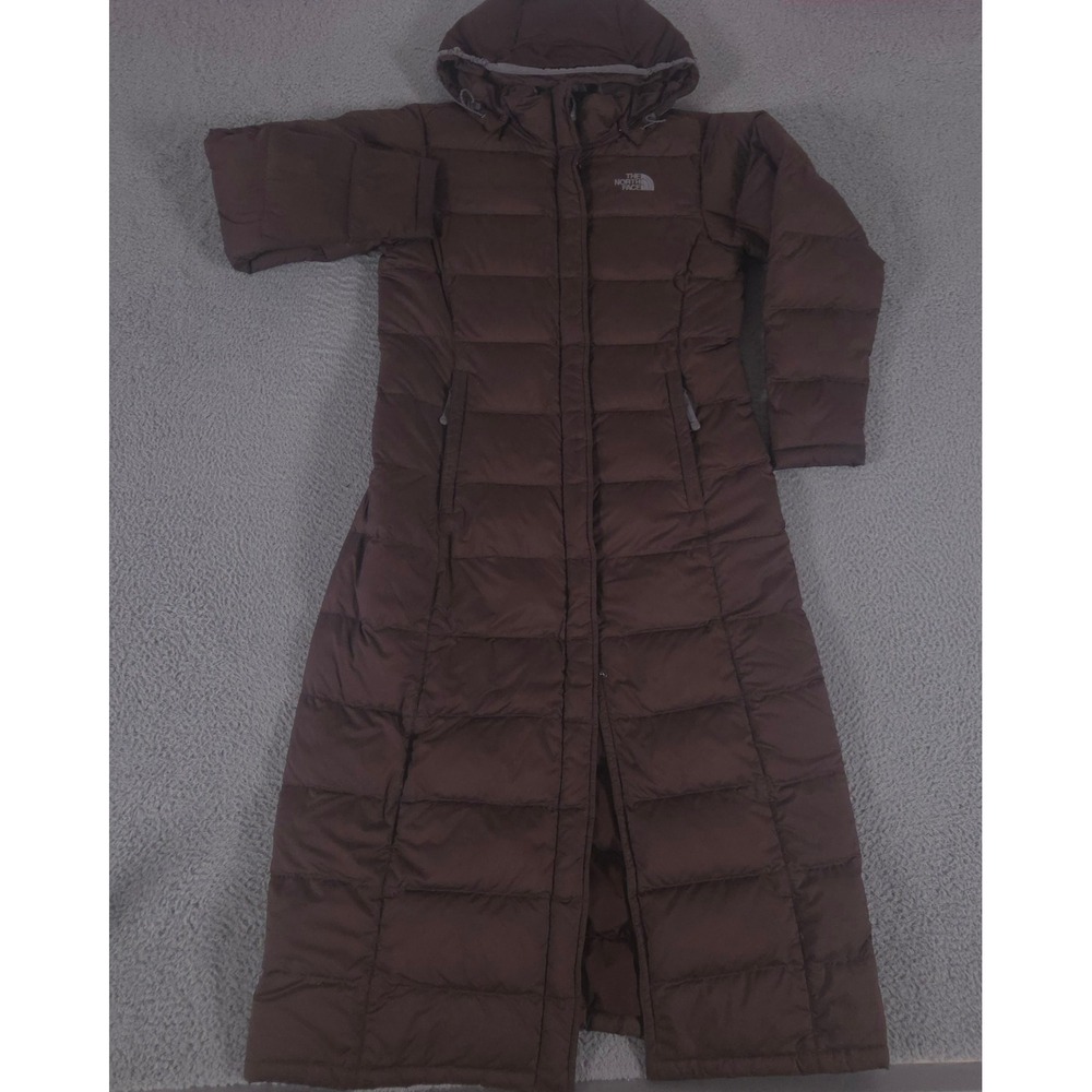 VINTAGE The North Face Jacket Womens M Triple C Parka Down Quilted Maxi Coat Y2K